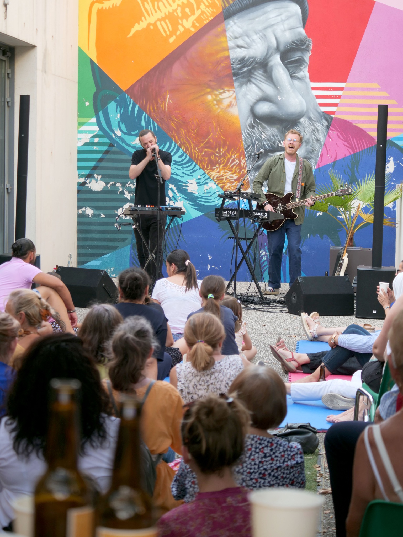 photo du concert avec public