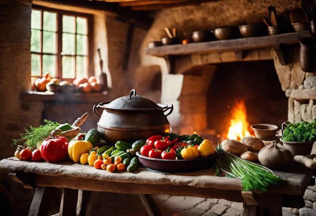 photo de cuisine médiévale
