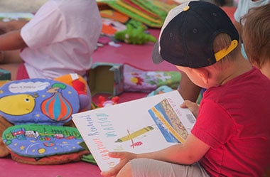 photo de bébé lecteur