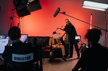photo de tournage de cinéma