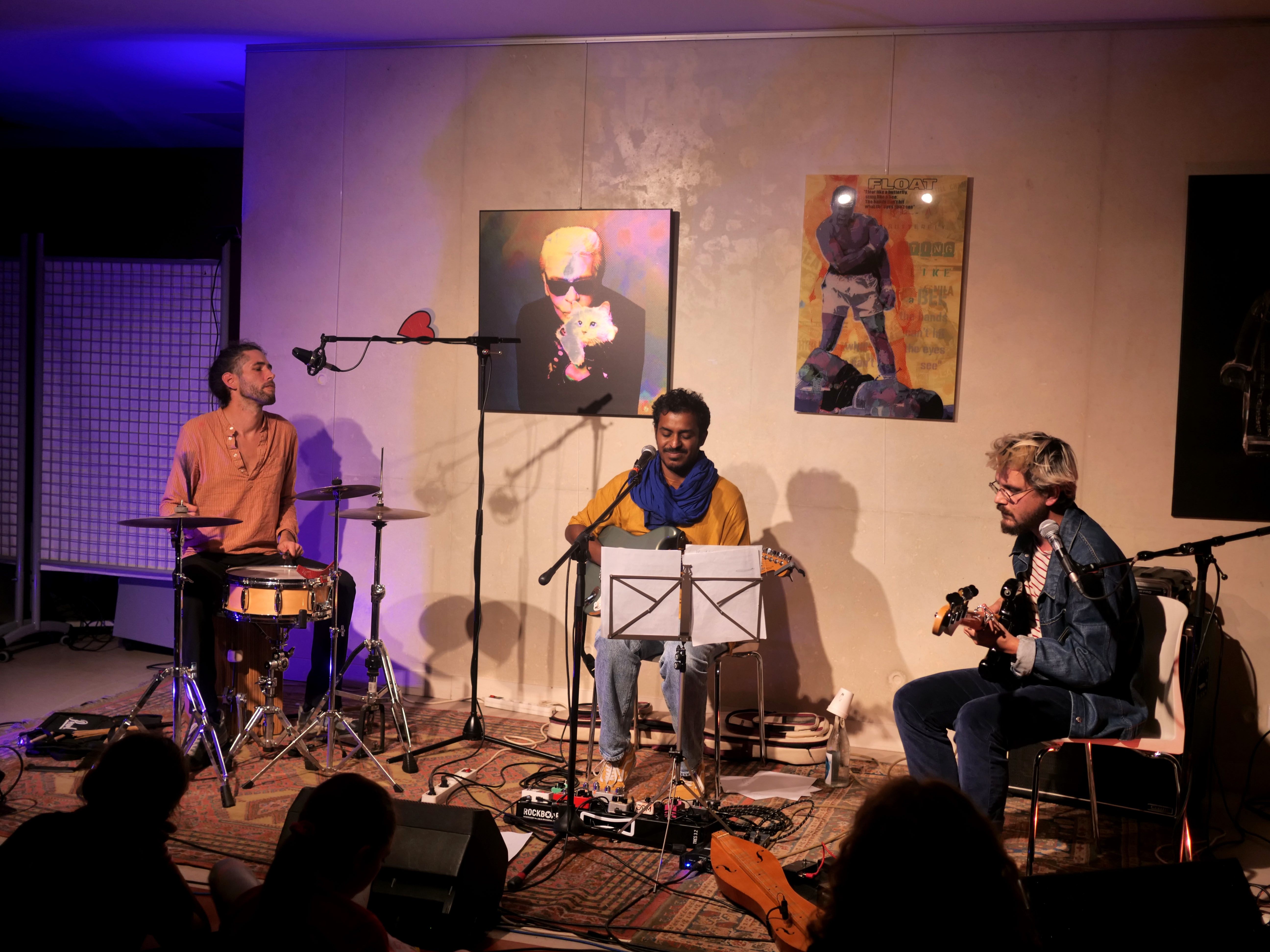 Photo du trio en concert