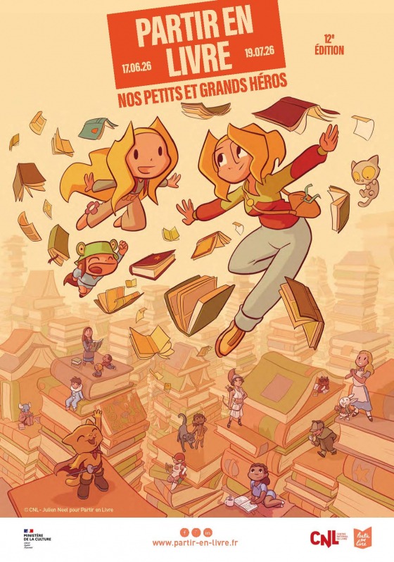 Affiche de la manifestation Partir en livres